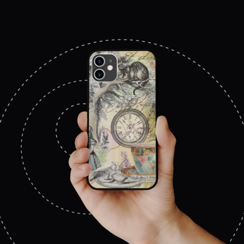 Ốp lưng iphone SAMSUNG tea time collage art cubism hình hoa  cho các dòng iPhone PAP20210857