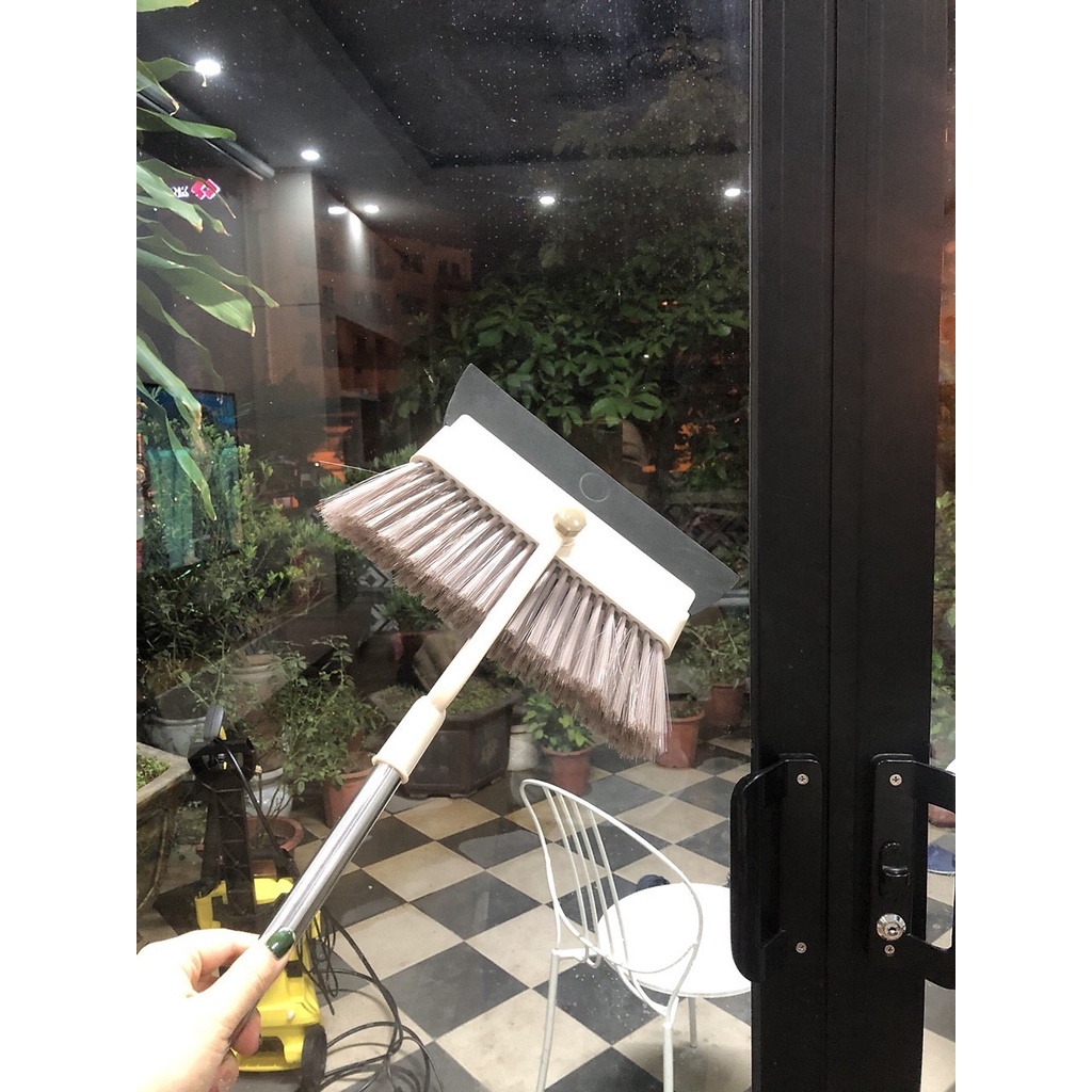 Bộ chổi kèm hốt rác ,cây chổi 2in1 thiết kế gồm 1 chổi và 1 hốt rác có gạt nước vô cùng tiện dụng