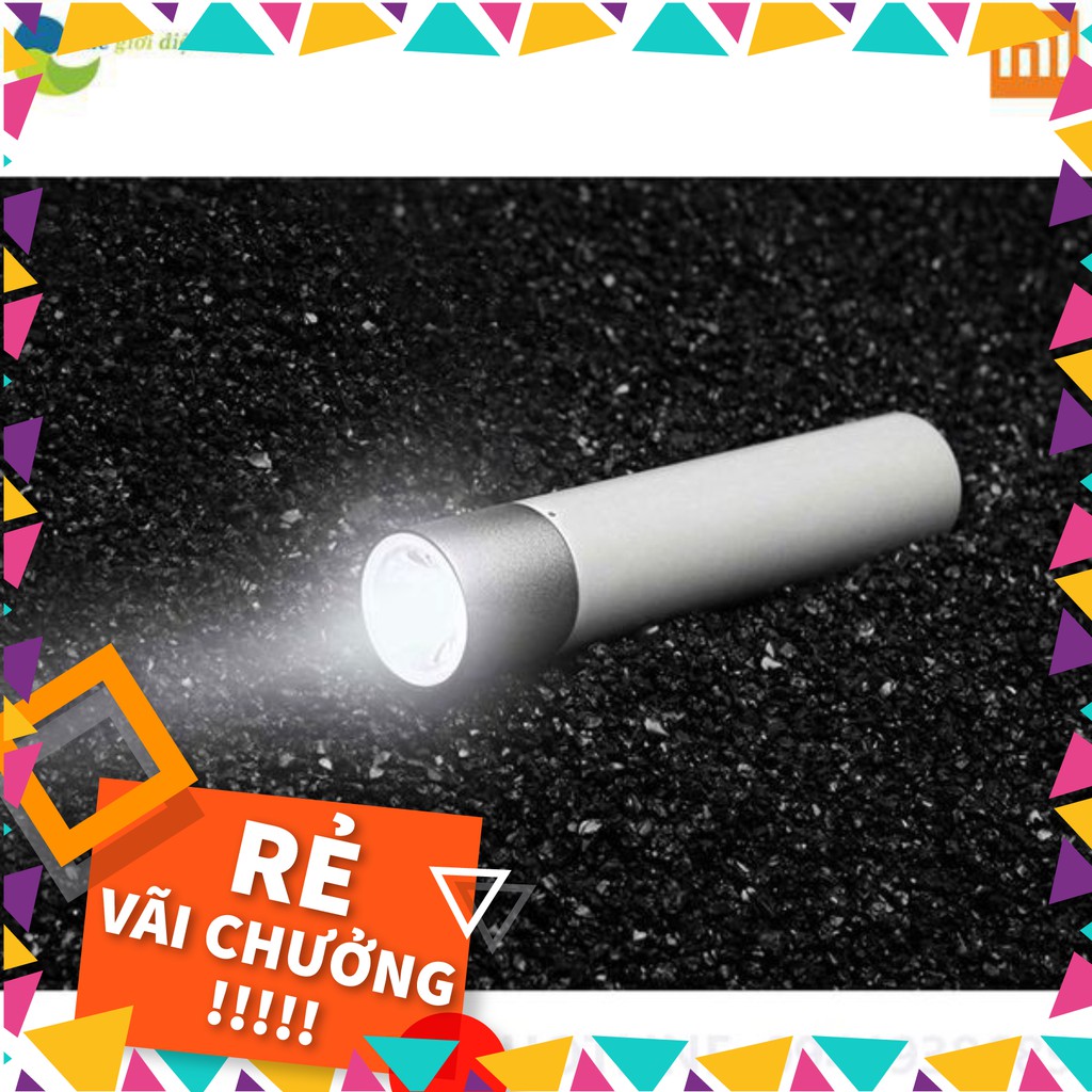 [SALE] Đèn Pin Siêu Sáng Xiaomi flashlight Tích Hợp Sạc Dự Phòng - Bảo Hành 6 Tháng- Shop Thế Giới Điện Máy .