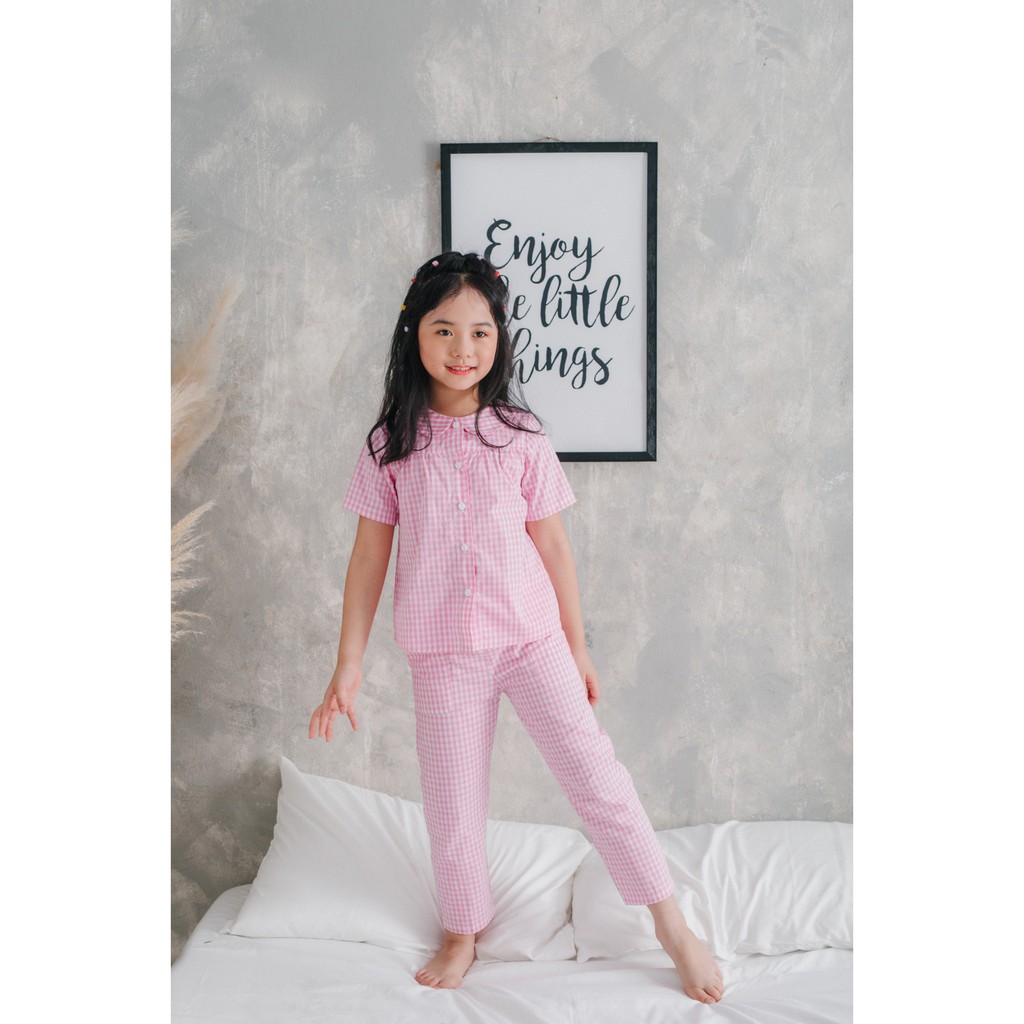 [LITTLE PINK] BỘ PYJAMAS HÈ 2021 VER 2