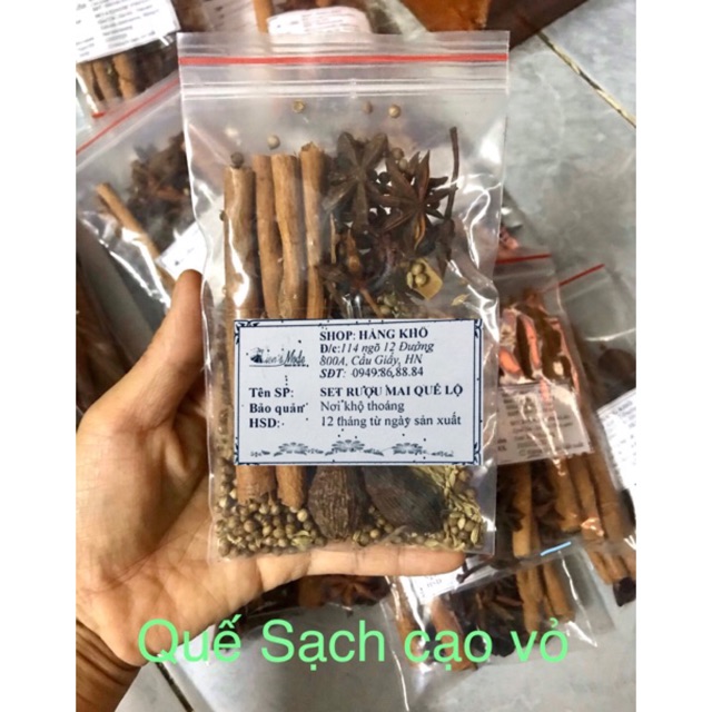 Set 9 vị Ngâm Mai Quế Lộ 70gr