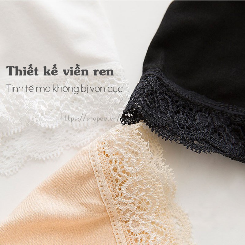 Quần mặc trong váy nữ, quần bảo hộ mặc váy ngắn chất cotton co dãn mềm mại
