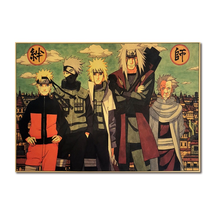 Tranh treo tường trang trí hình các nhân vật trong Naruto