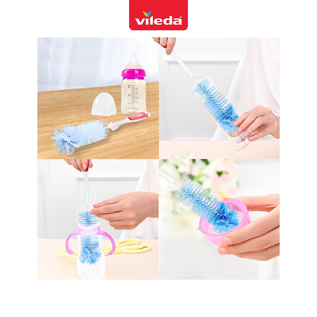 Cây cọ rửa bình sữa, chai, lọ, cốc Vileda hàng nhập Đức chất lượng cao - GEXHOME