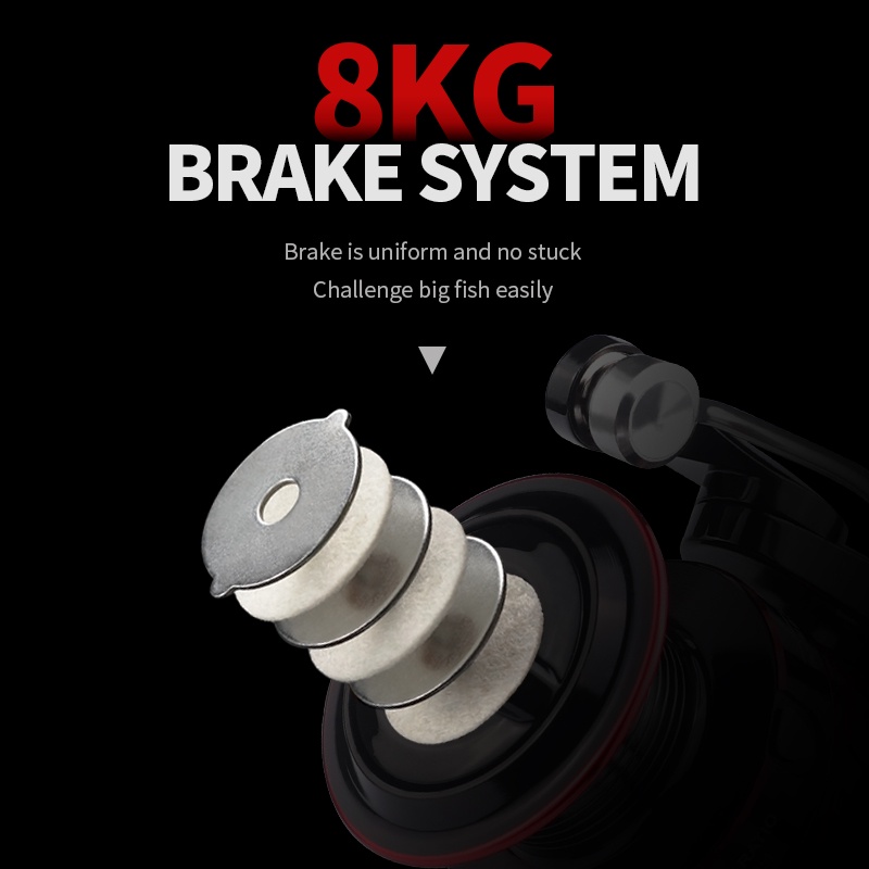 Máy Câu Cá 1000 7000 8kg Max HD 2000 3000 4000 5000 6000 Chuyên Dụng