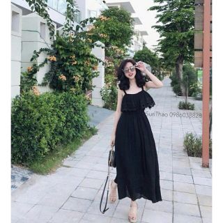 Đầm maxi đi biển