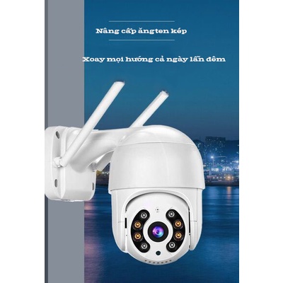 Camera quay 360, Camera chống trộm hồng ngoại, Camera tự xoay 360 độ - Camera Hình Cầu Chống Nước Xoay 360 Độ 1920x1080P