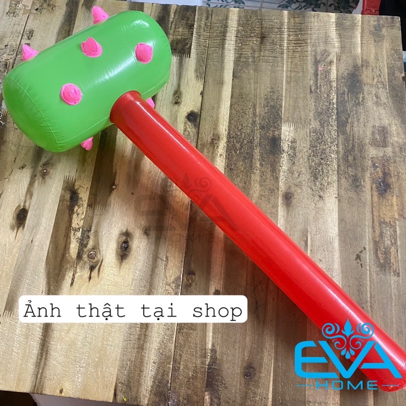 Đồ chơi Búa Gai Tạ Nhiều Màu Bơm Hơi Cầm Tay Size To 70 Cm / Búa Gai Tạ Màu Cán Tay Cầm Mềm Vui Nhộn