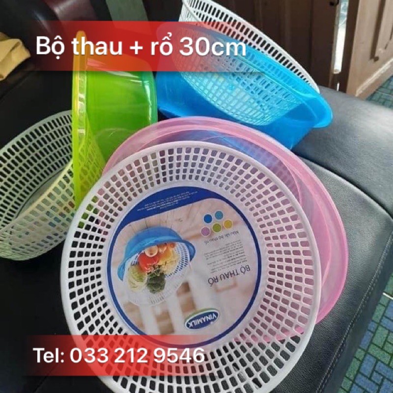 BỘ THAU RỔ VINAMILK 30 cm