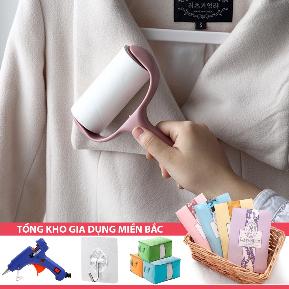 [Tổng Kho Sỉ] Cây Lăn Dính Bụi Bẩn K8 KIỂU NGANG - Con Lăn Làm Sạch Quần Áo, Sofa, Dính Lông Chó Mèo, Sợi Chỉ Vụn