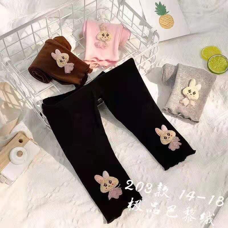 Quần legging đẹp, quần legging bé gái thiết kế ống dài, hàng QC cao cấp chất liệu cotton (size 8-18kg)