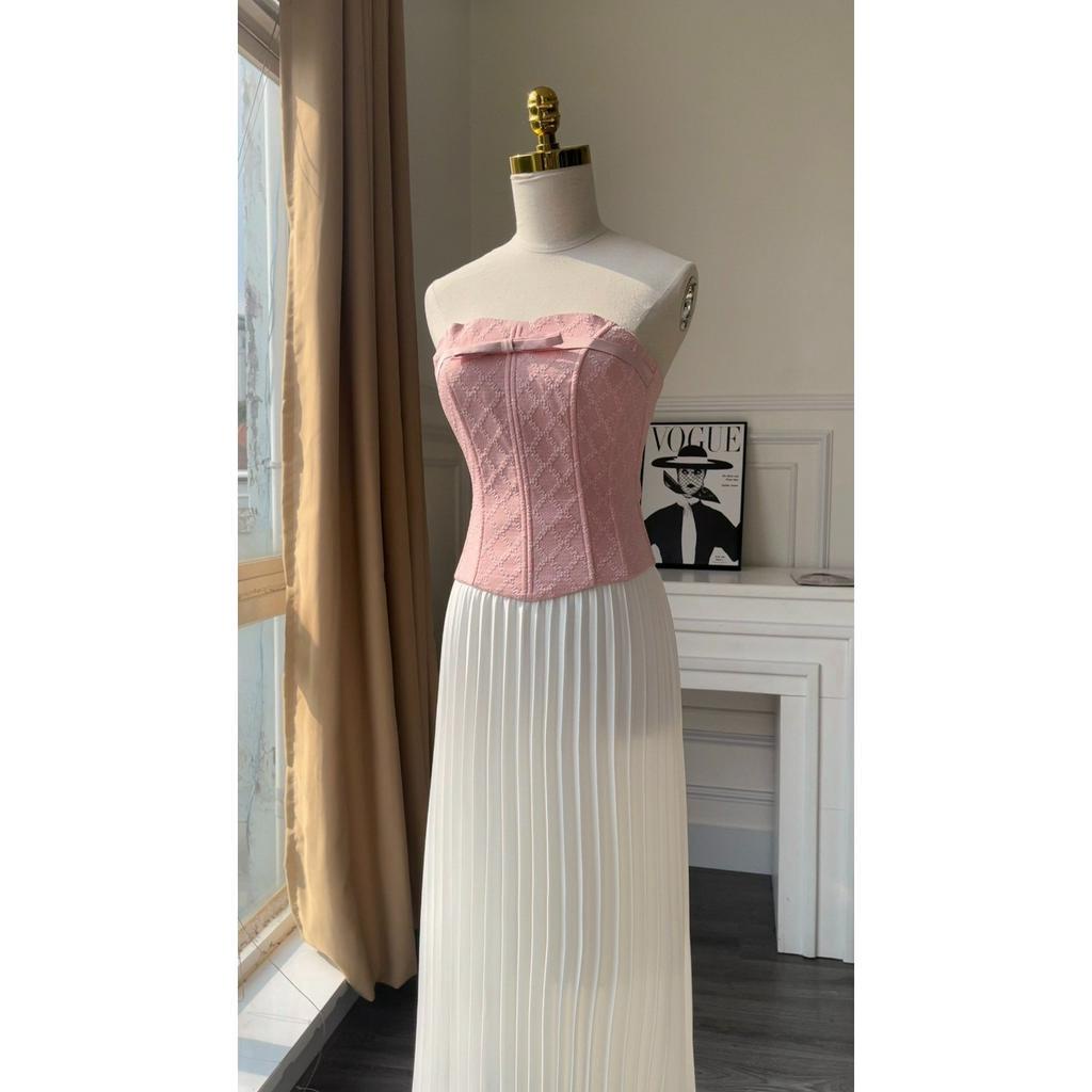 A017-Áo corset đan dây