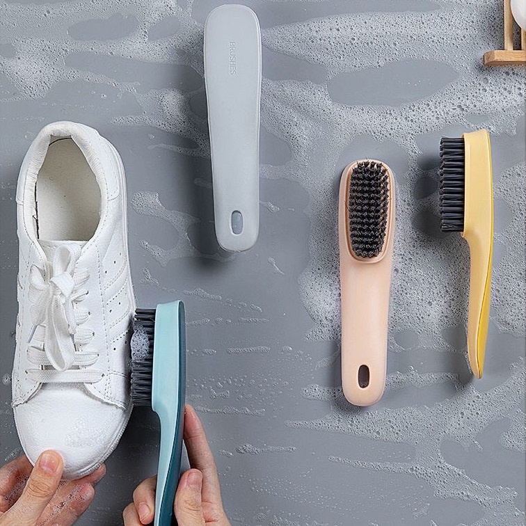 BỘ BÀN CHẢI QUẦN ÁO PASTEL, BÀN CHẢI ĐÁNH GIẦY DÉP ĐA NĂNG CAO CẤP