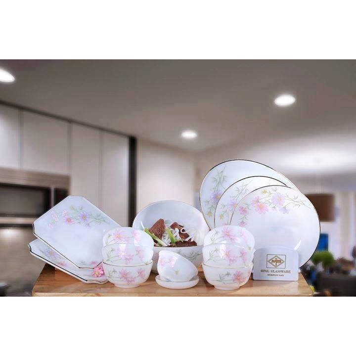 {1 cái} Bát cơm/chén cơm đáy to thuỷ tinh ngọc USA Home Set(sứ Mỹ) nhập khẩu, an toàn cho sức khỏe_KokiaHome