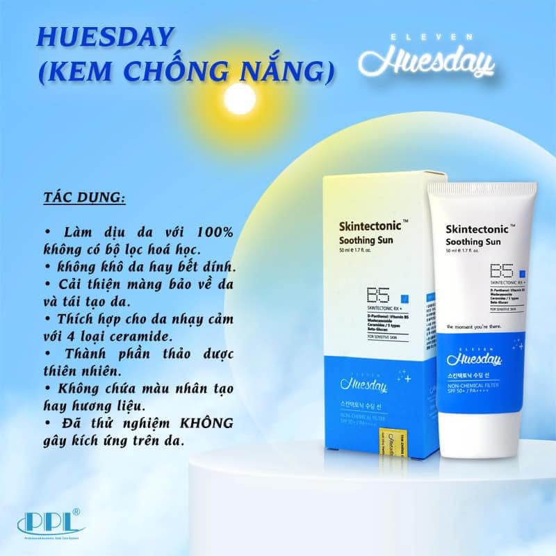 Kem Chống Nắng Huesday Skintectonic B5 Soothing Sun