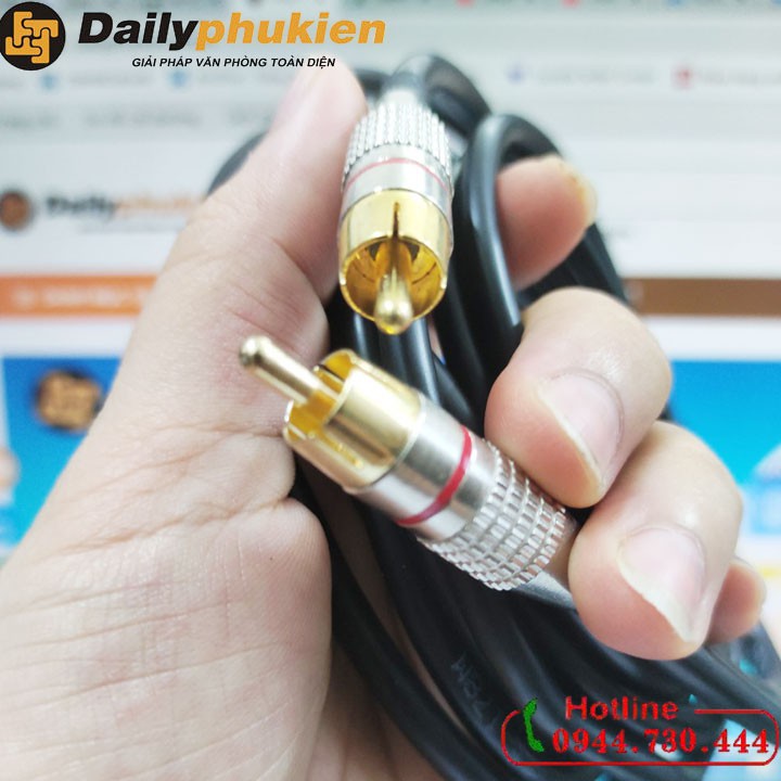 Cáp loa AV 1 ra 1 dài 3m gia rẻ dailyphukien