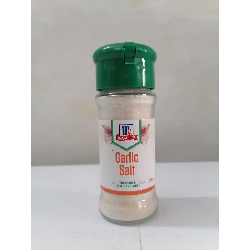 [Lọ nhỏ 70g - GARLIC SALT] GIA VỊ TẨM ƯỚP MUỐI TỎI [Australia] MCCORMICK (anm-hk)