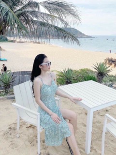 Vây 2 dây hoa nhí xẻ tà