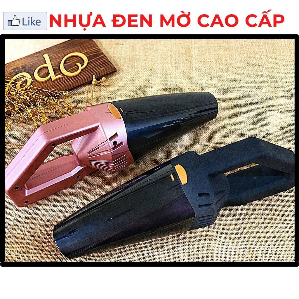 [MẪU 2021 MỚI NHẤT] Máy hút bụi cầm tay – Máy hút bụi mini công suất 120W mạnh mẽ, Hút bụi ô tô và trong nhà không dây