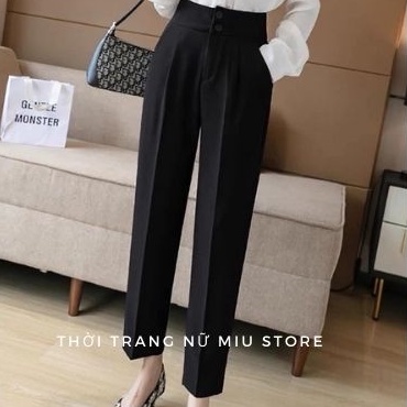 Quần Baggy Cạp Cao Hai Cúc Siêu Tôn Dáng m830 | BigBuy360 - bigbuy360.vn