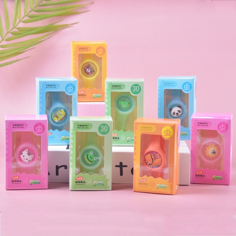 Vòng đeo tay chống muỗi silicon cho bé