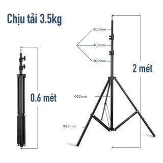 Đèn livestream 33 cm +1 kẹp + 1 chân