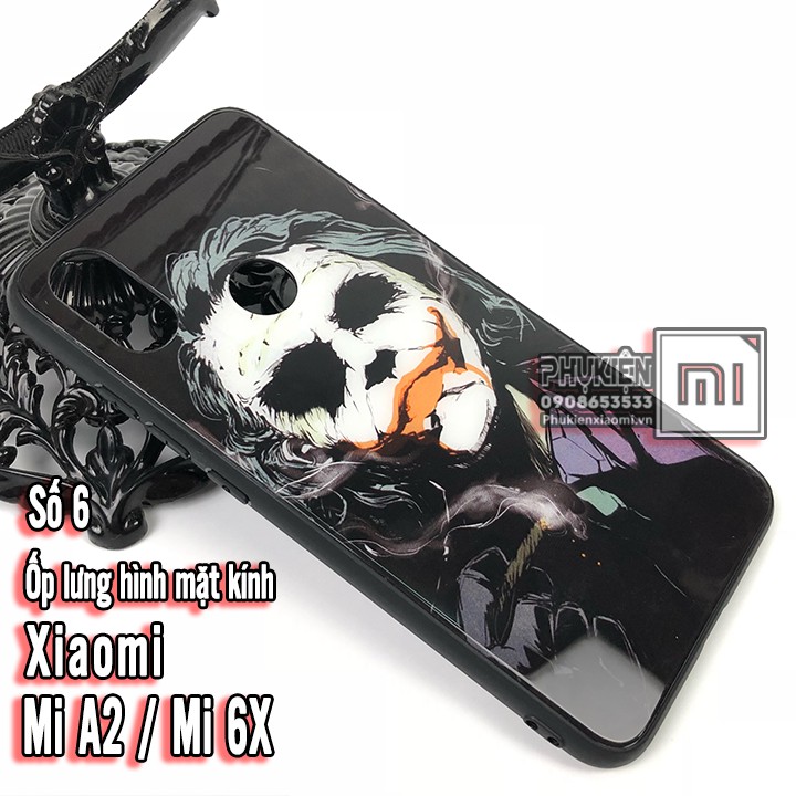 [BAO GIÁ] Ốp lưng Xiaomi MI A2 / MI 6X Hình 3D kính (A) - Số 6