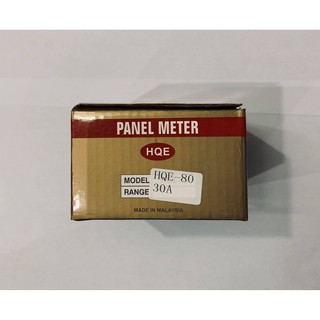 Đồng hồ đo Ampe 30A 80x80