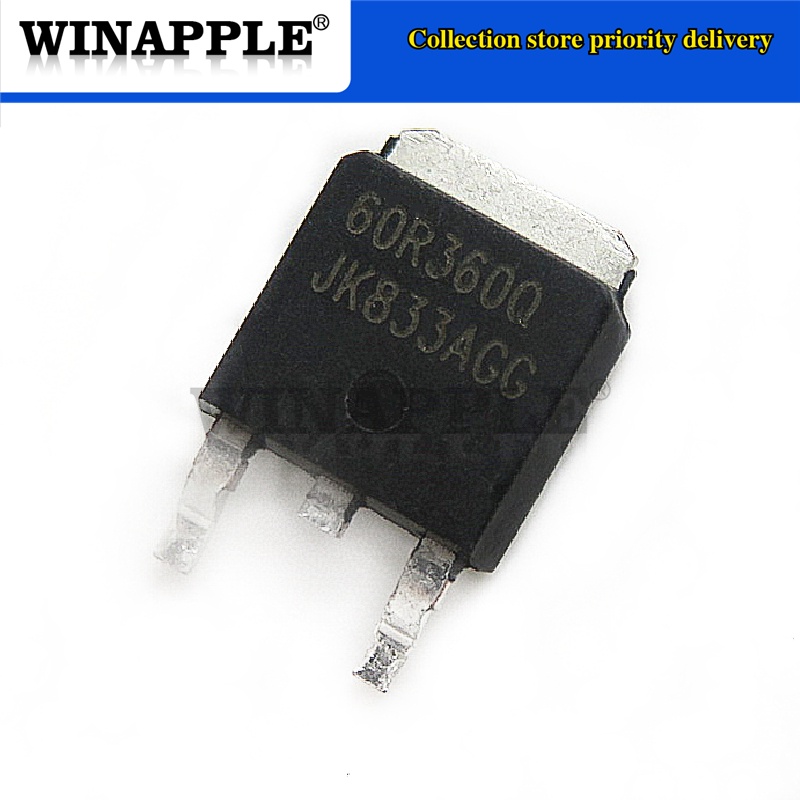 Bộ 10 Linh Kiện Điện Tử IPD60R360P IPD60R360 60R360P 60R360Q 60R360 TO-252
