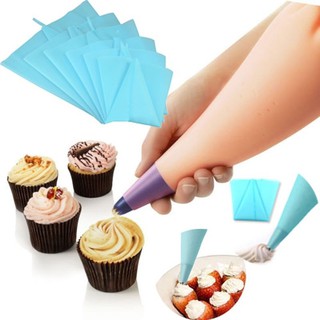 Túi phun kem trang trí bánh bằng silicone tái sử dụng được