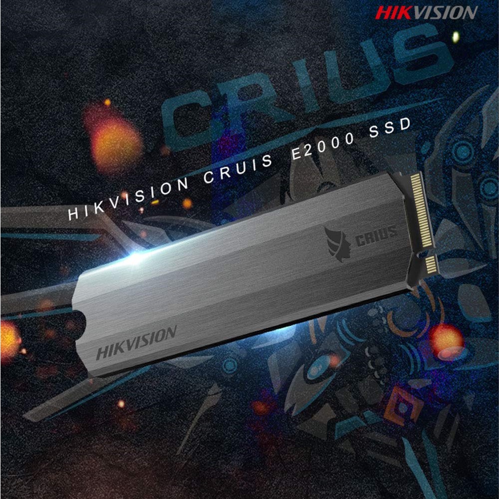 Ổ Cứng SSD 1TB Hikvision E2000 M.2 NVMe PCIe Gen 3×4 Có tản nhiệt bảo hành chính hãng 36 tháng