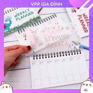 Sổ Kế Hoạch Tuần Valentine Tình Nhân Weekly Planner Ghi chú Giấy Note