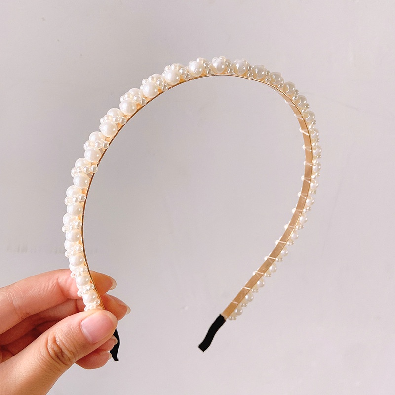 Kẹp tóc đính ngọc trai thiết kế đơn giản dễ thương phong cách hàn quốc