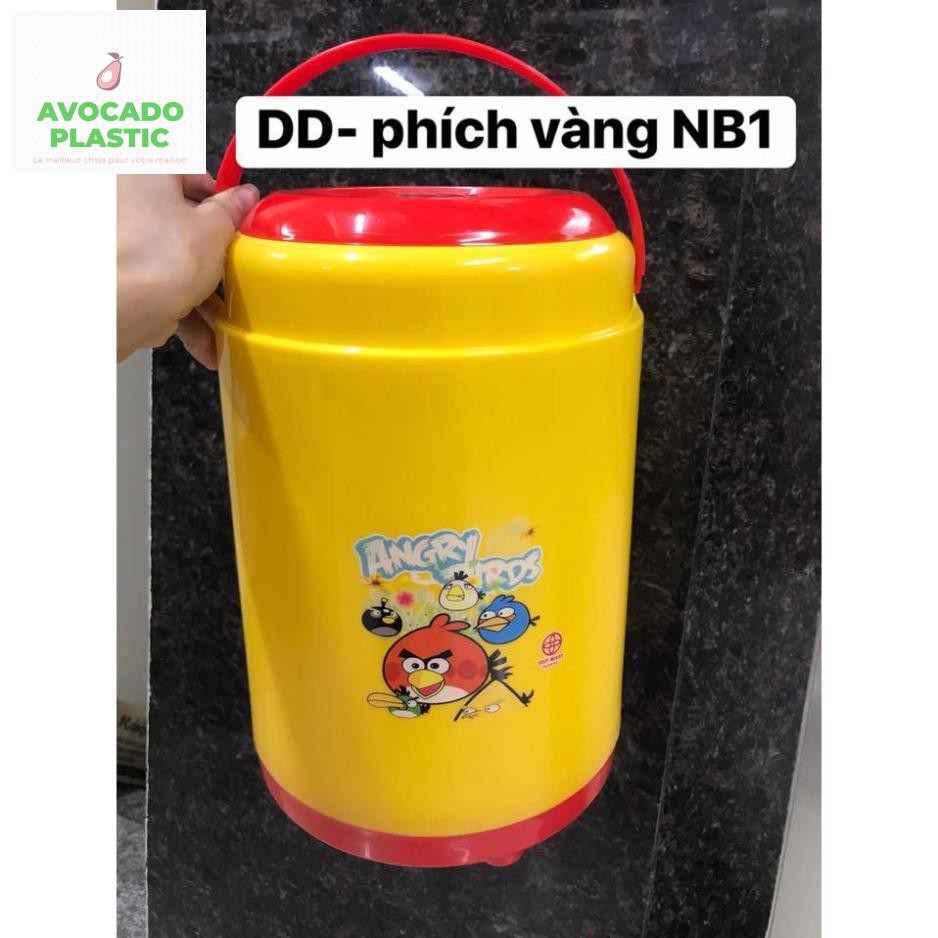 Phích Đá Giữ Nhiệt Cao Cấp - Thùng đựng đá Nhựa Việt Nhật - Phích Đá NB 1