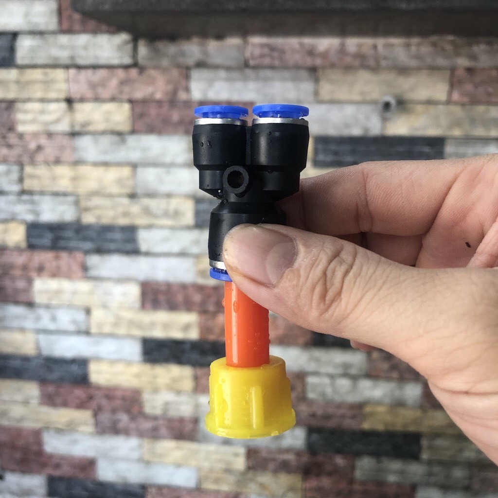 Bộ chuyển đổi đầu ren trong 17 ra ống 8mm khớp nối nhanh chuyên cho bơm đôi sinleader 96w