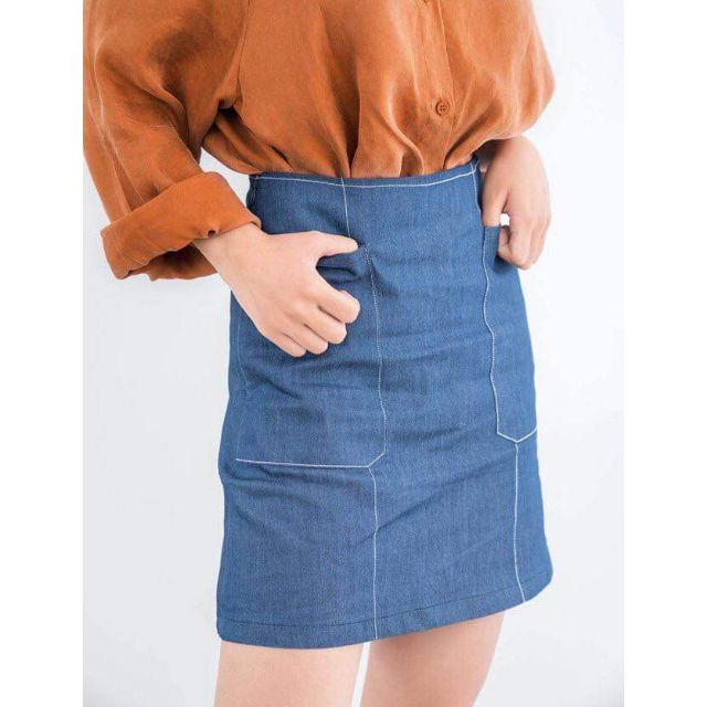 Dottie - Chân Váy Jean 2 Túi