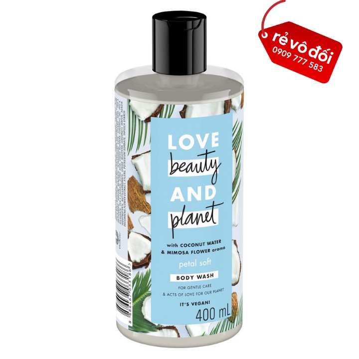 Combo 2 chai Sữa Tắm Dưỡng Dịu Nhẹ Love Beauty And Planet 400ml - Thái Lan | BigBuy360 - bigbuy360.vn