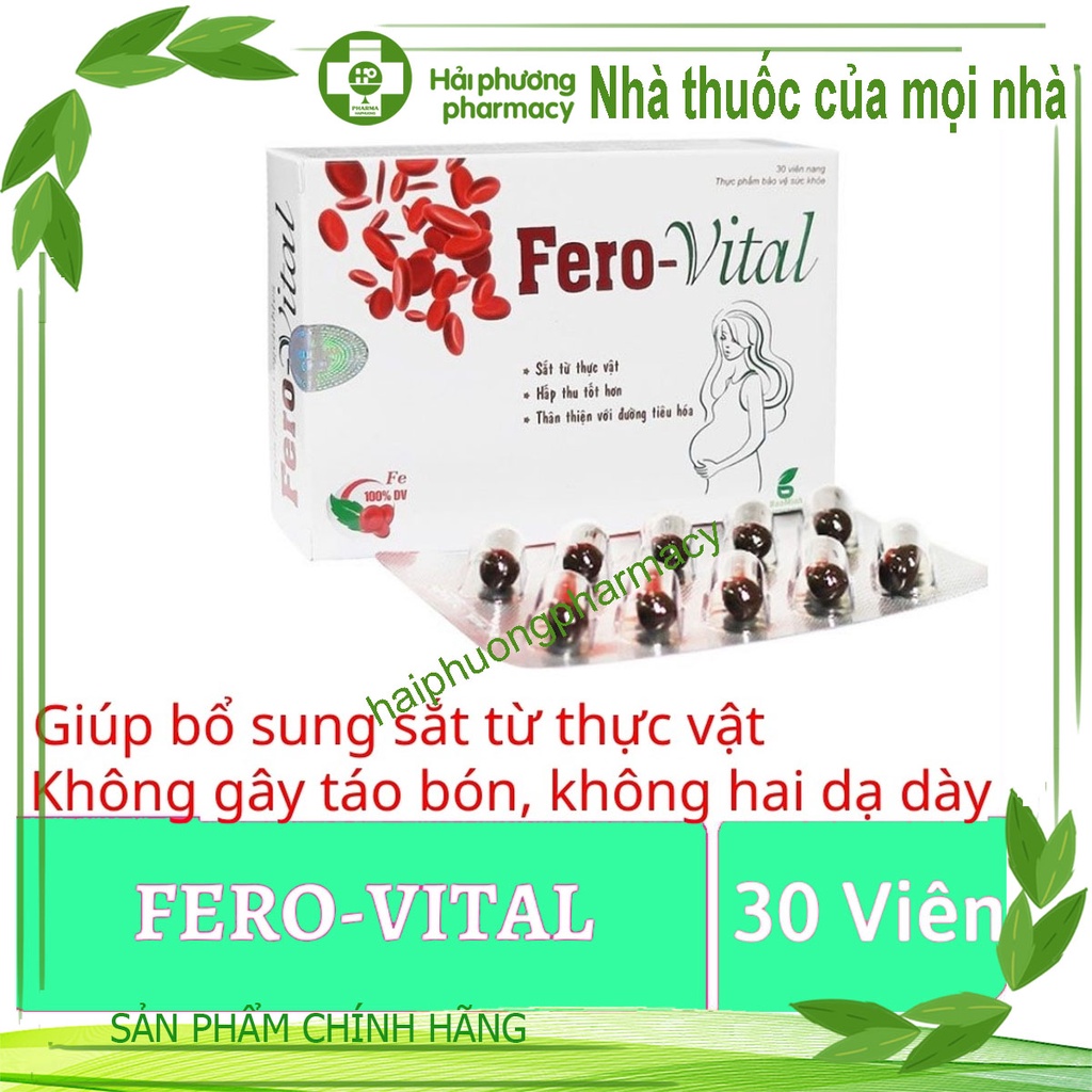 Viên sắt FeroVital cho người thiếu máu
