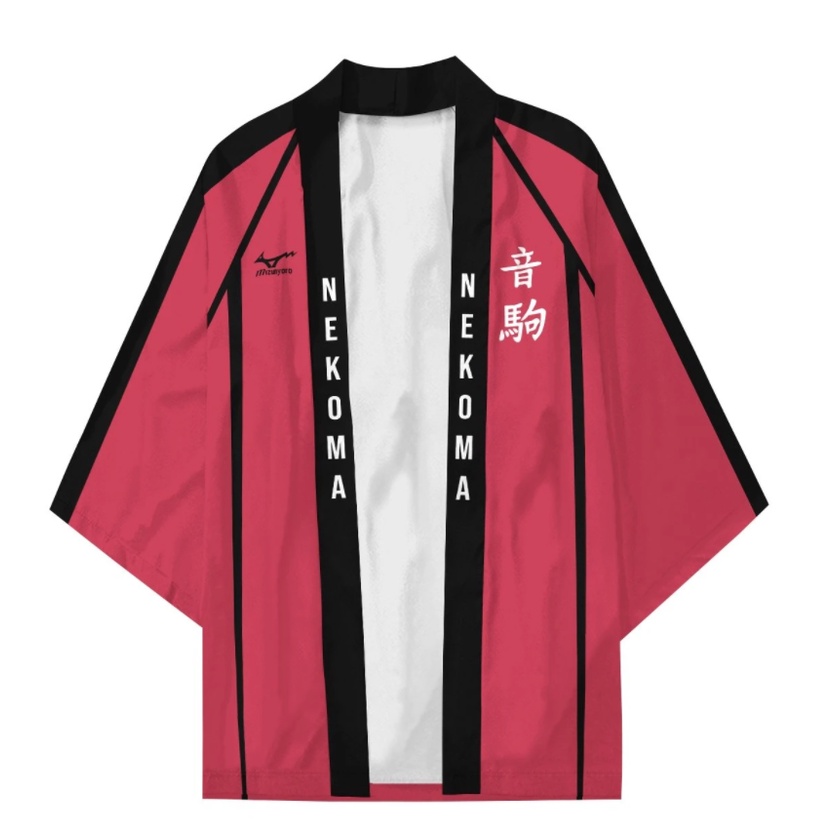 Áo Choàng Ngủ Kimono Hóa Trang Nhân Vật Anime Haikyuu Nekoma