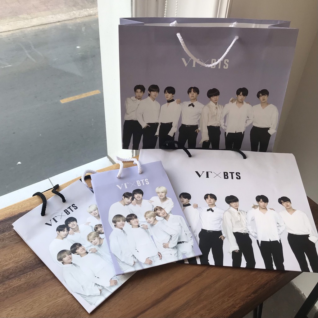 TÚI GIẤY QUÀ TẶNG VTxBTS SHOPPING BAG