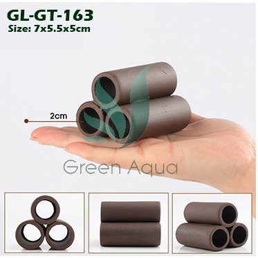 Đồ gốm trang trí bể cá, bể tép cảnh (Mã - GL-GT-163)