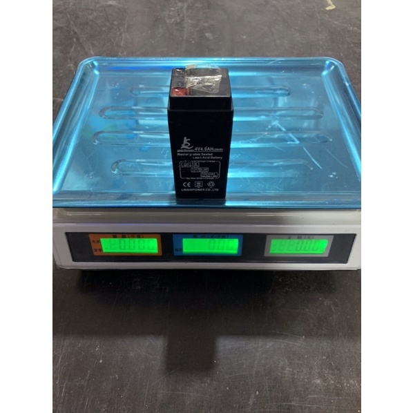 Ắc quy khô 4v4ah thay thế cho cân điện tử loại 30kg ắc quy mới