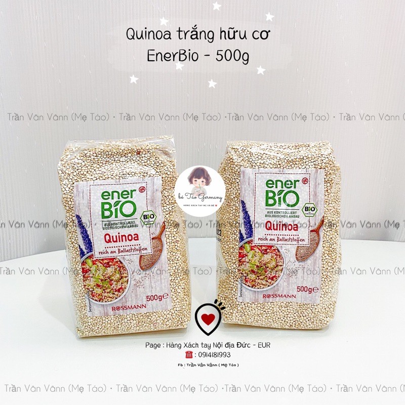 HẠT DIÊM MẠCH HỮU CƠ BIO QUINOA ĐỨC - Date 2021