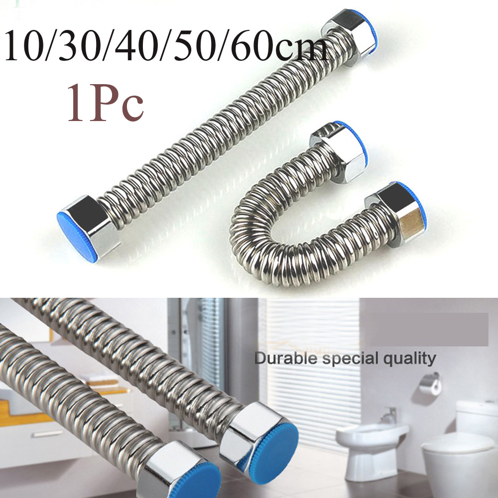 Đầu nối ống nước g1/2 "bằng inox dày dặn siêu bền có thể mở rộng tiện lợi