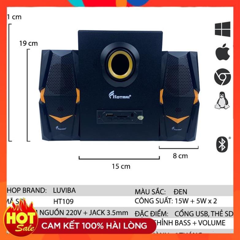 [Chính Hãng]Loa bluetooth máy tính vi tính để bàn bass mạnh mini cây để bàn mini đẹp chất có dây giá rẻ BT109