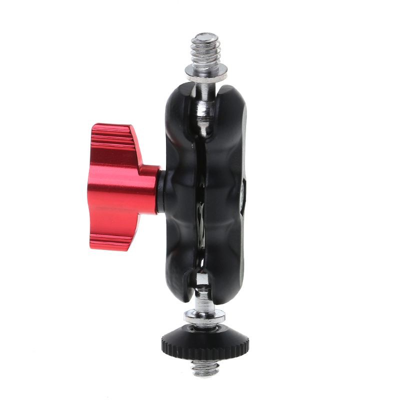 Ngàm chuyển đổi hai đầu bi 1 / 4 " có ốc vít gắn màn hình Lcd / Dv / Camera Dslr