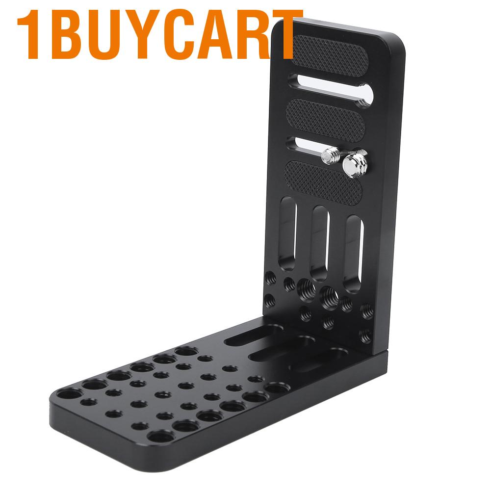 1buycart Quick release plate for video camera  L-shaped quick in aluminum alloy universal use with