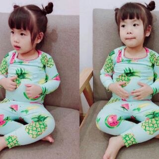 Combo 4 bộ thun borip thu đông cho bé
