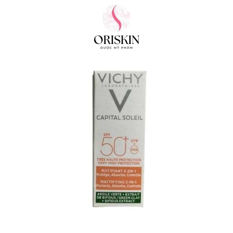 Sample Vichy - Kem Chống Nắng Chống Ô Nhiễm Và Bụi Mịn Hàng Ngày Dành Cho Da Dầu Mụn SPF50+  3Ml