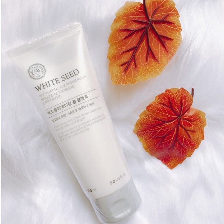 Sữa rửa mặt trắng sáng da The Face Shop White Seed Exfoliating Cleansing Foam 150ml | BigBuy360 - bigbuy360.vn